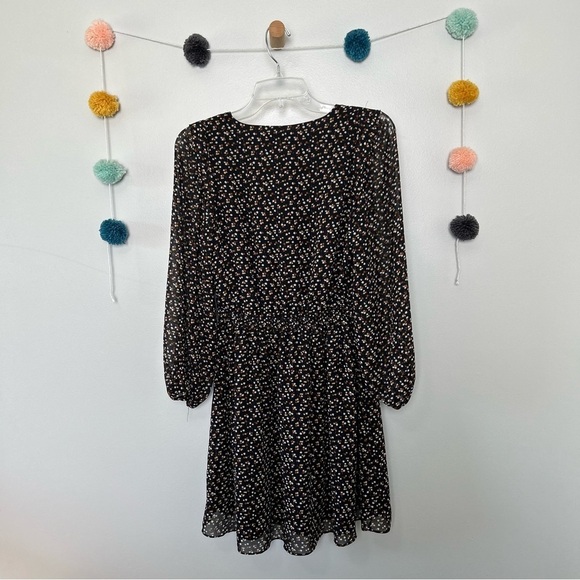 Madewell (Re)sourced Georgette Button-Front Mini Dress in Adorable Ditsy - Picture 7 of 7